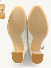 economico Prom-sandali con tacco a blocco in raso turchese con cinturino alla caviglia per donna - eleganti scarpe da sera e da matrimonio