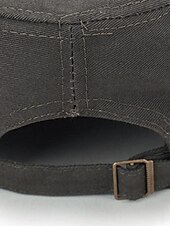 abordables Chapeaux homme-Unisexe Casquette militaire Chapeau de cadet Vert Véronèse Coton Voyage Plage Extérieur Vacances Couleur unie Ajustable Mode