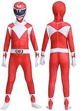 levne Chlapecké kostýmy-Mocní morfinští Strážci Vesmíru Tommy Oliver Cosplay kostým Kombinéza cosplay předvečer Všech svatých Filmové kostýmy for Pánské Dámské Chlapecké Dětské Dospělé předvečer Všech svatých Karneval