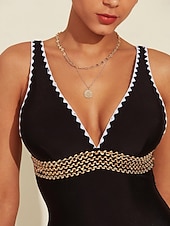 お買い得  デザイナー水着-スパンコールトライアングルワンピース水着