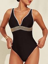 お買い得  デザイナー水着-スパンコールトライアングルワンピース水着