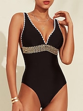 お買い得  デザイナー水着-スパンコールトライアングルワンピース水着