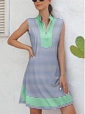 halpa Naisten golfvaatteet-Naisten golf mekko Laivasto Hihaton Syksy Talvi Naisten Golfasut Vaatteet Asut Vaatteet