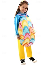 levne Dětské kostýmy-Vejce Karnevalový kostým Cosplay kostým Maškarní Dětské Chlapecké Dívčí cosplay Párty Plesová maškaráda Karneval Plesová maškaráda Velikonoce Jednoduchý karnevalový kostým