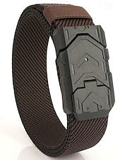 cheap Men&#039;s Belt-Men&#039;s Tactical Belt Magnetic Buckle Belt Waist Belt Black Blue Nylon Durable Adjustable Plain Outdoor Daily