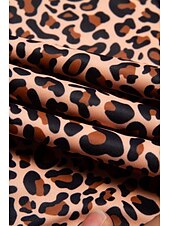 Недорогие дизайнерские купальники-купальник бикини с леопардовым принтом и треугольными чашечками