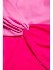 baratos trajes de banho de grife-maiô de cor contrastante