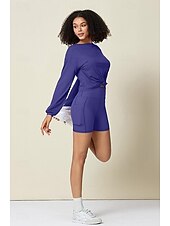economico gonna da donna-Set gonna in 2 pezzi a vita alta in tencel