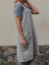 billiga Overall-Dam Vanligt Jumpsuits Streetwear Ensfärgat Ärmlös Fyrkantig hals Ficka Gata Dagligen Normal Svart Vin Armégrön Sommar