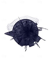preiswerte Zubehör und mehr-Retro Vintage 1950er 1920er Fascinators Hut Schleier-Stirnband Braut Damen Karneval Maskerade Party / Abend Junggesellinnenabschiedsparty Erwachsene Kopfbedeckung