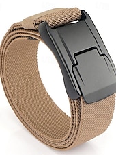abordables Ceintures pour homme-Homme Ceinture Ceinture tactique Sur les Hanches Noir Kaki Polyester Alliage Durable Ajustable Plein Extérieur du quotidien