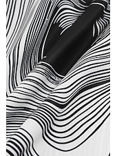 ieftine Topuri pentru femei cu dungi și geometrice-Cămașă pentru femei cu print la modă cu nasturi cu mânecă lungă bluze regolare guler casual alb-negru primăvară și toamnă