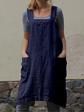 billiga Overall-Dam Vanligt Jumpsuits Streetwear Ensfärgat Ärmlös Fyrkantig hals Ficka Gata Dagligen Normal Svart Vin Armégrön Sommar