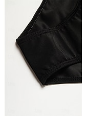 halpa Tankini-uimapuvut-Naisten Normaali Uima-asut Tankini 2 kpl Uimapuku 2-osainen Vaatimattomat uimapuvut Bandeau Olkaimeton Loma Ranta-asut Yhtenäinen väri Olkaimellinen Hihaton Uimapuvut