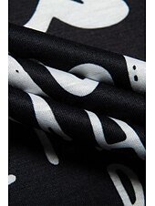 abordables Camiseta de Humor &amp; Citas-Mujer Camiseta Letra Familia Moda Manga Larga Escote Redondo Tops regulares Diario Fin de semana Estampado Negro Rosa Azul Piscina Verde Trébol Primavera &amp; Otoño Primavera, Otoño, Invierno, Verano