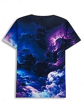abordables T-shirt Art &amp; Design-t-shirt femme basique imprimé manches courtes hauts réguliers col rond quotidien week-end violet