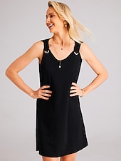 cheap Mini Black Dress-Women&#039;s Casual Dress Mini Dress Ruched Daily Date Fashion Basic Strap Sleeveless Black White Pink Color