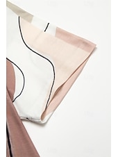 voordelige Strepen- en geometrische jurk-Dames Mini-jurk T shirt jurk Zonnejurk Zomerjurk Jurk met print Modieus Streetwear Modern Buiten Dagelijks Uitgaan Normale pasvorm Geometrisch Kleurenblok Korte mouw Strakke ronde hals Zwart en Wit