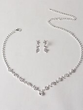 economico collane e ciondoli-Per donna Parure di gioielli Elegante Strada Floreale Collane