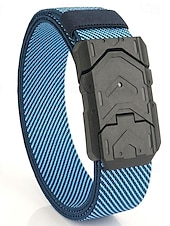 cheap Men&#039;s Belt-Men&#039;s Tactical Belt Magnetic Buckle Belt Waist Belt Black Blue Nylon Durable Adjustable Plain Outdoor Daily