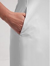 abordables Vestidos de golf-Mujer vestido de golf Blanco Sin Mangas Rayas Ropa de golf para damas Ropa Trajes Ropa Ropa