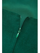 abordables Robes de fête-robe d&#039;occasion spéciale en satin de luxe vert pour femme, robe maxi à volants 3D, robe de soirée/mariage pour impressionner 2024