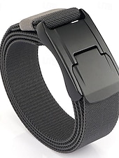 abordables Ceintures pour homme-Homme Ceinture Ceinture tactique Sur les Hanches Noir Kaki Polyester Alliage Durable Ajustable Plein Extérieur du quotidien