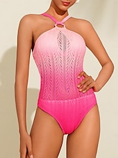 abordables maillots de bain de créateurs-maillot de bain bandeau en dentelle dégradée