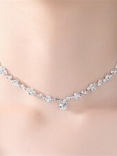 economico collane e ciondoli-Per donna Parure di gioielli Elegante Strada Floreale Collane
