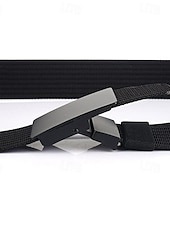 ieftine Curele Bărbați-Bărbați Centura din nailon Curea Talie Negru 1 # Negru Nailon Aliaj Durabil Ajustabile Simplu În aer liber Zilnic