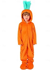 levne Dětské kostýmy-mrkev Karnevalový kostým Cosplay kostým Úbory Dětské Chlapecké Dívčí cosplay Párty Plesová maškaráda Karneval Plesová maškaráda Velikonoce Jednoduchý karnevalový kostým