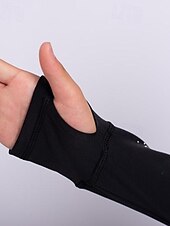 Недорогие Костюм для тренировок по фигурному катанию-Флисовая куртка для фигурного катания Брюки для фигурного катания Куртка и штаны для фигурного катания Жен. Девочки Катание на коньках Жакет Велоспорт Колготки Инвентарь Черный