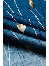 billige Blomster t-skjorte-dame t-skjorte elegant mote basic blomsterprint lange armer vanlige topper rund hals ferie helg blå fuchsia grå lyseblå høst &amp;amp; vinter
