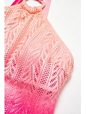 abordables maillots de bain de créateurs-maillot de bain bandeau en dentelle dégradée