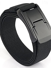 abordables Ceintures pour homme-Homme Ceinture Ceinture tactique Sur les Hanches Noir Kaki Polyester Alliage Durable Ajustable Plein Extérieur du quotidien
