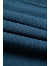 preiswerte Klassiker-Herren Leinenhose Hose Hosen Sommerhosen Pumphose Strandhose Tasche Kordelzug Elastische Taille Glatt Leichtgewichtig Knöchellänge Yoga Täglich Modisch Brautkleider schlicht Lockere Passform Meerblau