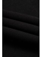 preiswerte Tunika-Oberteile-Damen Tunika T-Shirt Einfarbig Mode täglich Basic Lange Ärmel Rundhals Lange Oberteile Lässig täglich Wochenende Fließende Tunika Schwarz Weiß Rot Herbst  Winter