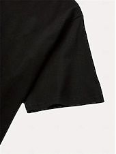 abordables T-shirt Humor &amp; Citations-T-shirt Femme Décontracté Citation Amusante Col Rond Noir Blanc À Manches Courtes Imprimé Lettre Quotidien Loisirs Hauts Confortables Taille Standard