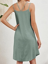 tanie mini czarna sukienka-Damskie Sukienka midi Biała sukienka Sukienka na ukończenie szkoły Koronkowa sukienka Codzienne sukienki Moda miejska Codzienny Linia A Urlop Ulica Święto Luźna Krótki rękaw W serek Czarny Biały
