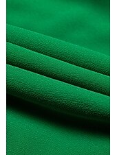 economico Abiti floreali-maxi abito grembiule da donna in chiffon verde con scollo a V e allacciatura sul retro