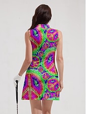 ieftine Îmbrăcăminte de golf pentru femei-Pentru femei rochie de golf Roz Fără manșon Vestimenta Golf Doamnelor Haine Ținute Poartă Îmbrăcăminte