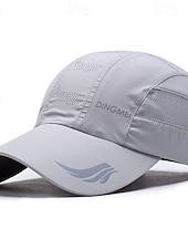 preiswerte Baseballkappe für Herren-Herren Cap Basecap Sonnenhut Kappe Schwarz Weiß Polyester Modisch Brautkleider schlicht Strasse Täglich Buchstabe Einstellbar Sonnenschutz Atmungsaktiv