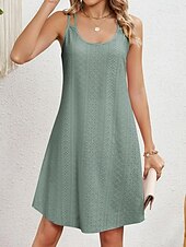 tanie mini czarna sukienka-Damskie Sukienka midi Biała sukienka Sukienka na ukończenie szkoły Koronkowa sukienka Codzienne sukienki Moda miejska Codzienny Linia A Urlop Ulica Święto Luźna Krótki rękaw W serek Czarny Biały