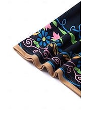 levne Boho šaty-Dámské mini šaty Petite šaty T-shirt šaty Tee šaty Sluneční šaty Letní šaty Módní Moderní Zralý Venku Dovolená Příležitostné Standardní střih Květinové Bez rukávů Rozdělený výstřih Žluté Fialové Letní