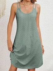 tanie mini czarna sukienka-Damskie Sukienka midi Biała sukienka Sukienka na ukończenie szkoły Koronkowa sukienka Codzienne sukienki Moda miejska Codzienny Linia A Urlop Ulica Święto Luźna Krótki rękaw W serek Czarny Biały