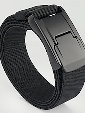 abordables Ceintures pour homme-Homme Ceinture Ceinture tactique Sur les Hanches Noir Kaki Polyester Alliage Durable Ajustable Plein Extérieur du quotidien