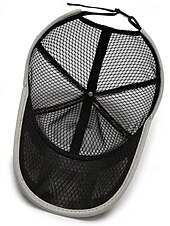 billige Baseballcaps for menn-Herre Baseballcaps Solhatt Trucker Hat Nettinghette Svart Hvit polyester Netting Mote Fritid Gate Daglig عادي Justerbare Solkrem Pustende