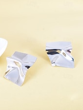 cheap Earrings-1 Pair Stud Earrings For Women&#039;s Party Evening Gift Date Alloy Fancy Fashion