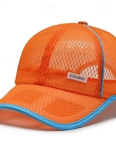 billige Baseballcaps for menn-Herre Baseballcaps Solhatt Trucker Hat Nettinghette Svart Hvit polyester Netting Mote Fritid Gate Daglig عادي Justerbare Solkrem Pustende