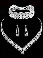 voordelige Sieradensets-Bruidssieradensets For Dames Bruiloft Lahja Legering Zin in hebben